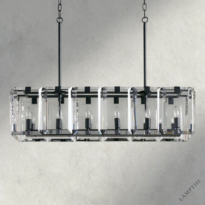 Amaya Rectangular Chandelier 40", 53"