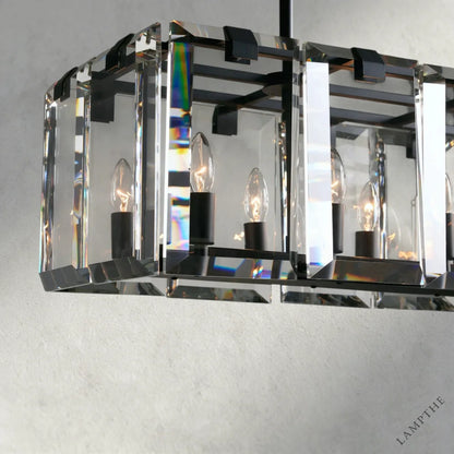 Amaya Rectangular Chandelier 40", 53"