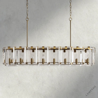 Amaya Rectangular Chandelier 40", 53"