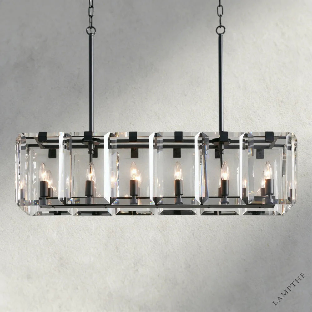 40" / Bronze Amaya Rectangular Chandelier 40", 53"