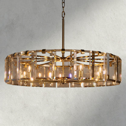 48" / Brass Amaya Round Chandelier 21.5", 30", 38", 48"