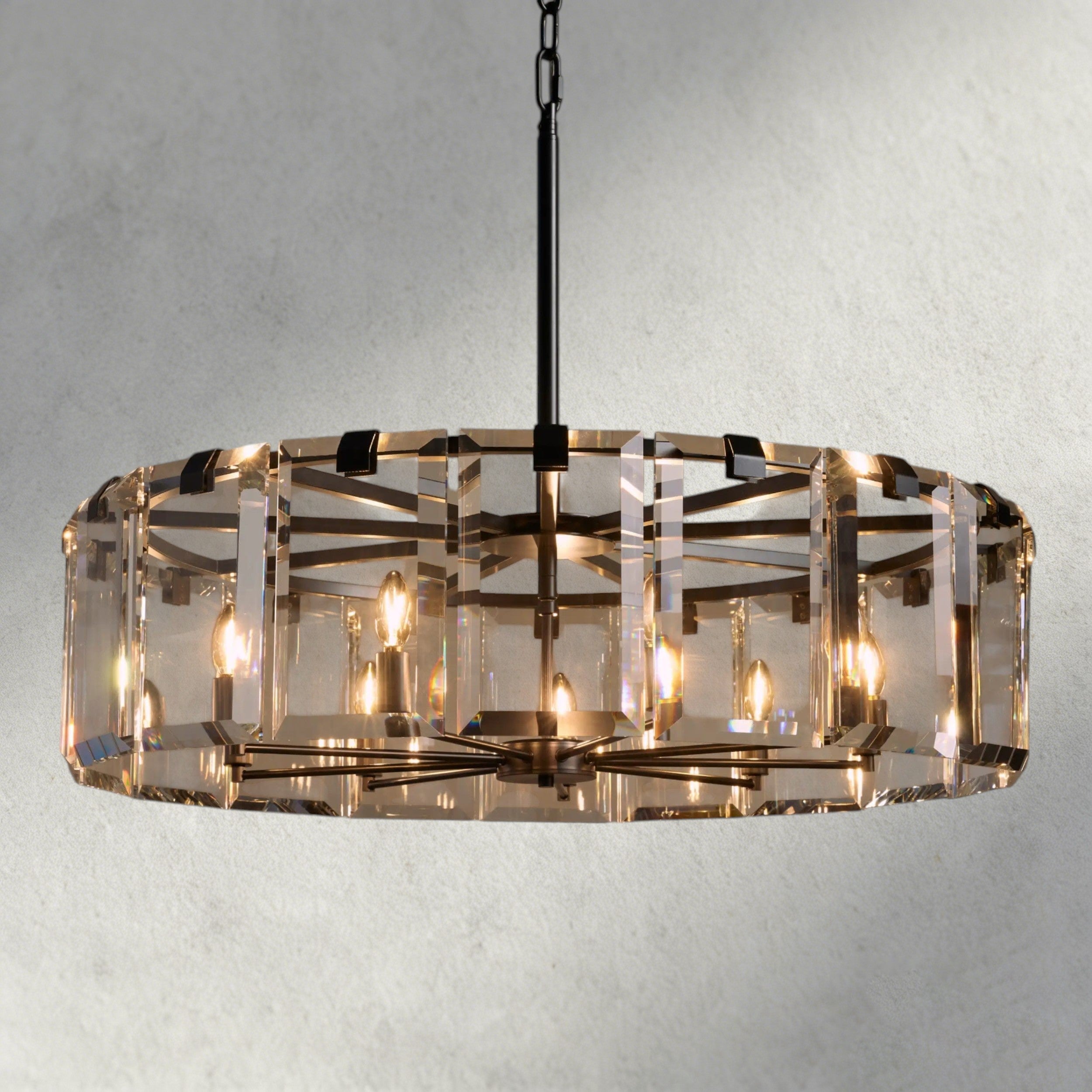 38" / Bronze Amaya Round Chandelier 21.5", 30", 38", 48"