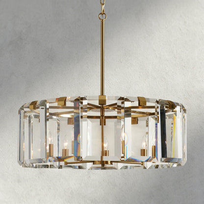30" / Brass Amaya Round Chandelier 21.5", 30", 38", 48"