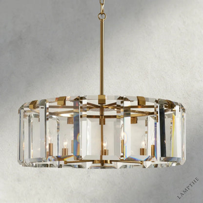 30" / Brass Amaya Round Chandelier 21.5", 30", 38", 48"