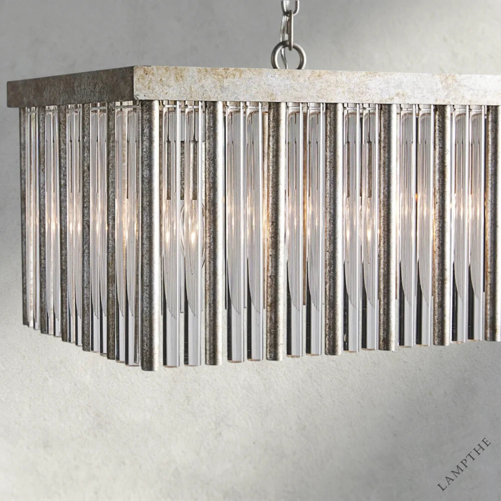 Andalucia Rectangular Chandelier 48", 56"