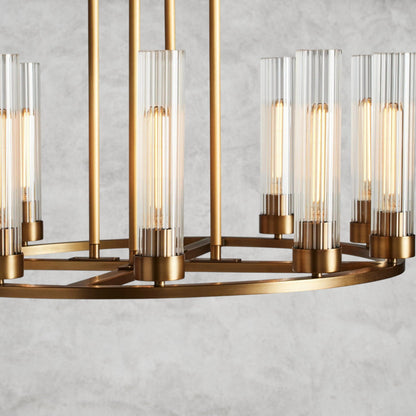 Andreas 10-Light Round Chandelier