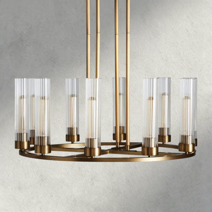 Andreas 10-Light Round Chandelier