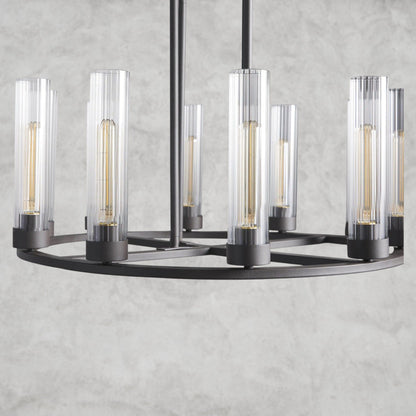 Andreas 10-Light Round Chandelier