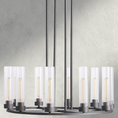 Andreas 10-Light Round Chandelier