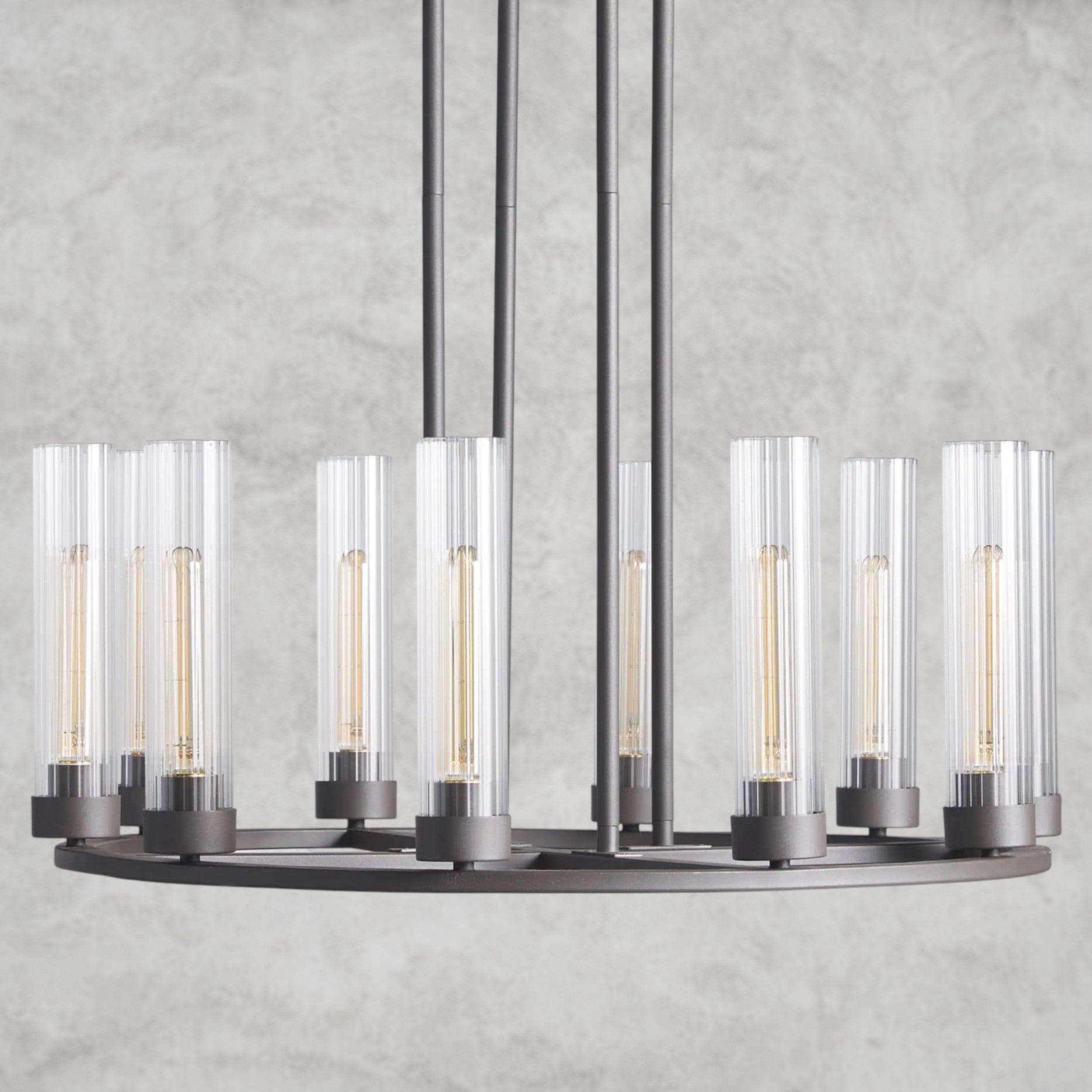 Andreas 10-Light Round Chandelier