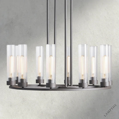 Bronze Andreas 10-Light Round Chandelier