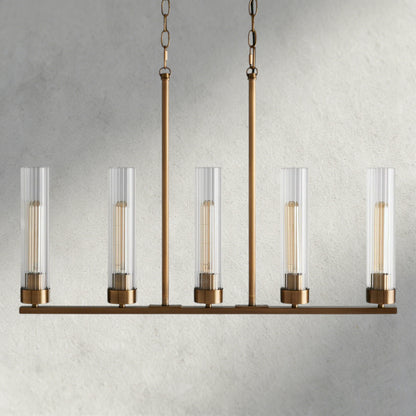 Andreas 5-Light Linear Chandelier
