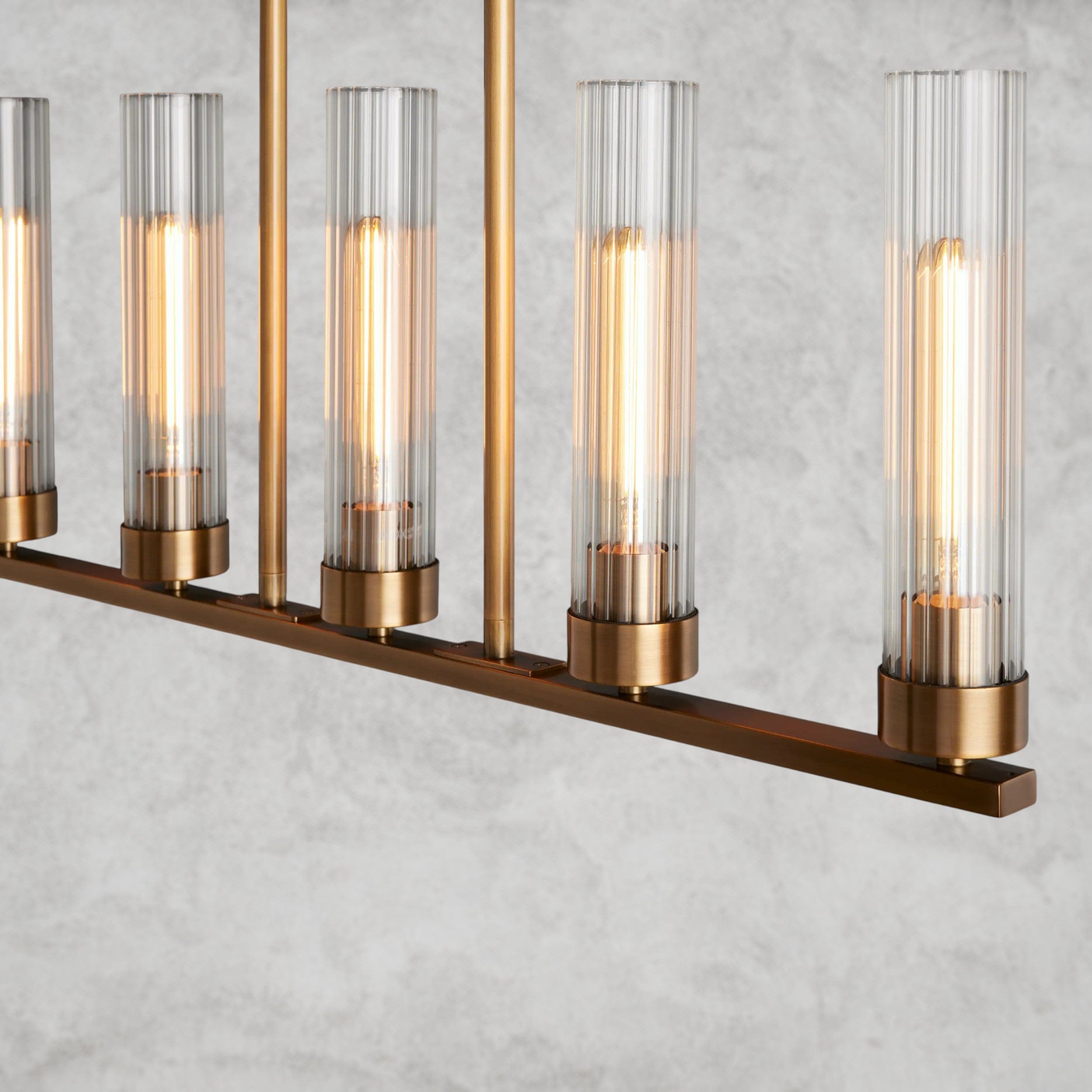 Andreas 5-Light Linear Chandelier