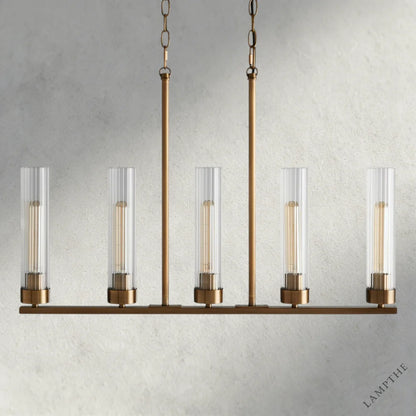 Andreas 5-Light Linear Chandelier