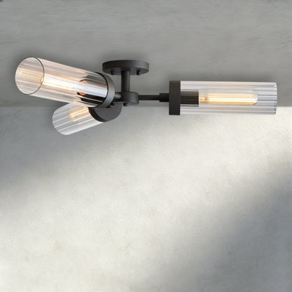 Bronze Andreas Flush Mount