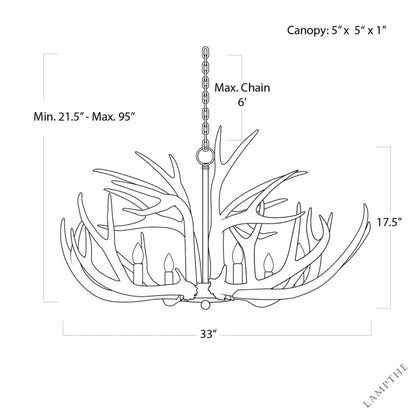 Antler Chandelier