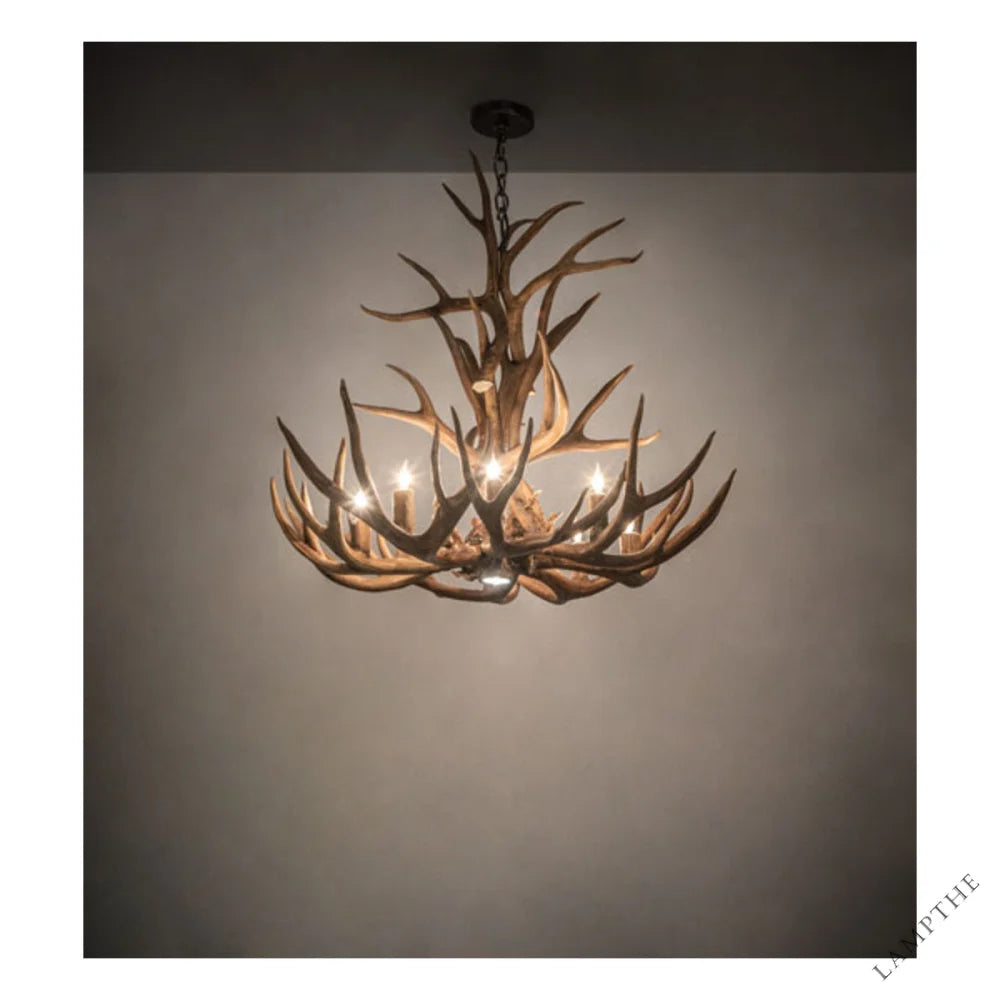 Antlers 9 - Light LED Chandelier
