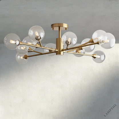36" / Brass Apollo Flush Mount 20", 36", 47"