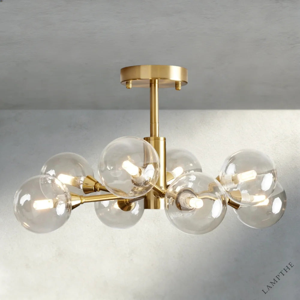 20" / Brass Apollo Flush Mount 20", 36", 47"