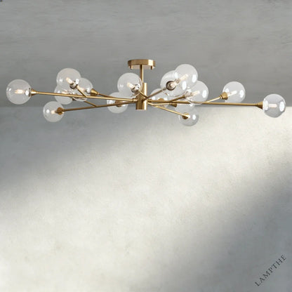 47" / Brass Apollo Flush Mount 20", 36", 47"