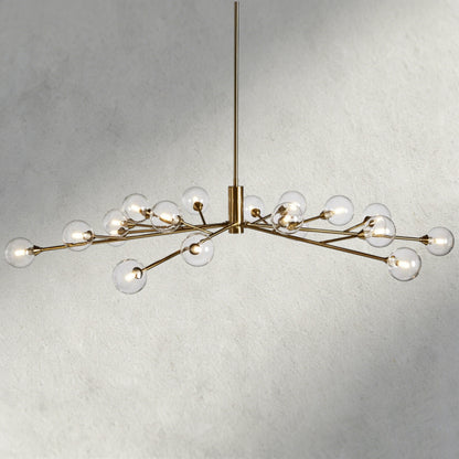 59" / Brass Apollo Round Chandelier 36", 47", 59"