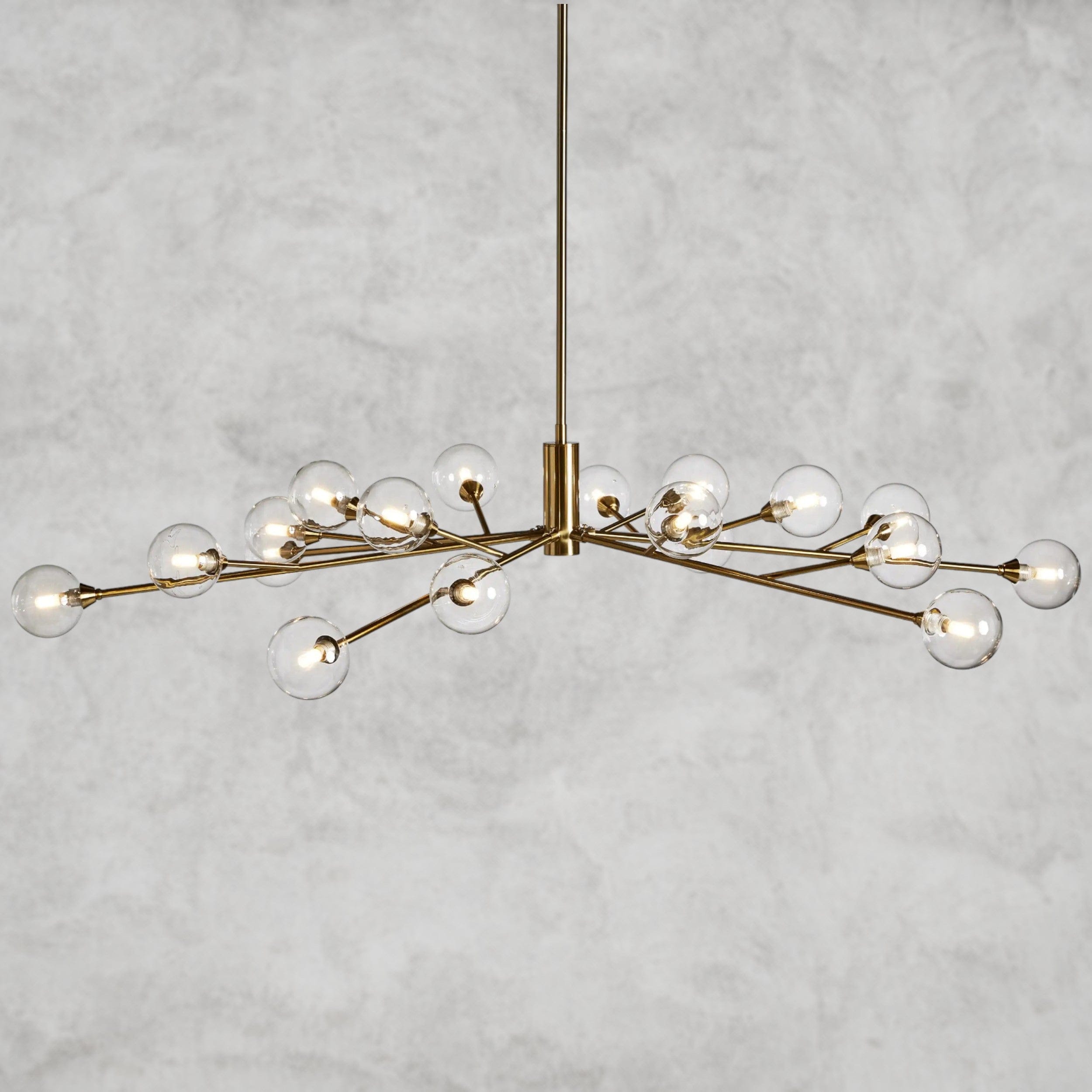 59" / Brass Apollo Round Chandelier 36", 47", 59"