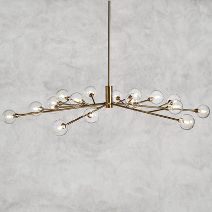 59" / Brass Apollo Round Chandelier 36", 47", 59"
