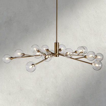 47" / Brass Apollo Round Chandelier 36", 47", 59"