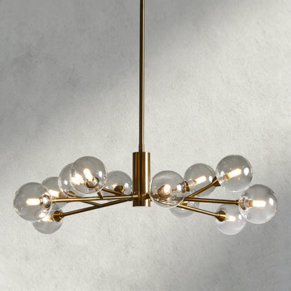 36" / Brass Apollo Round Chandelier 36", 47", 59"