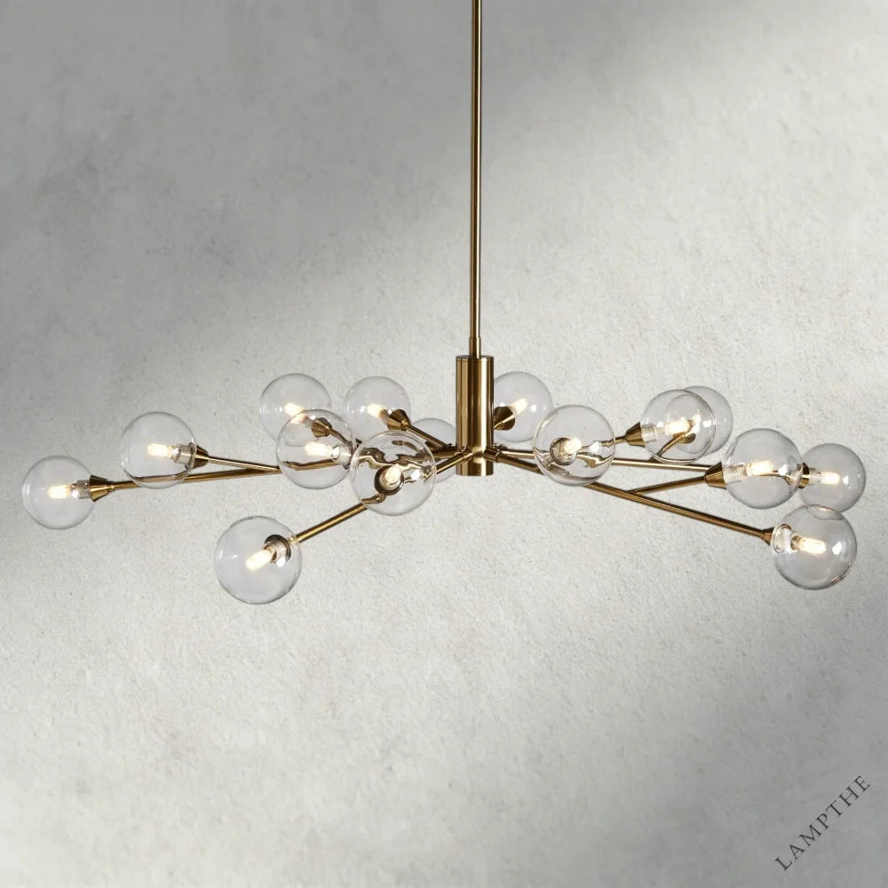 47" / Brass Apollo Round Chandelier 36", 47", 59"