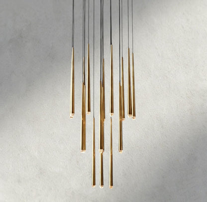 30" / Brass Aquitaine Round Chandelier 18", 24", 30", 48"