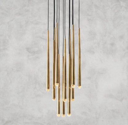 18 / Brass Aquitaine Round Chandelier 18", 24", 30", 48"