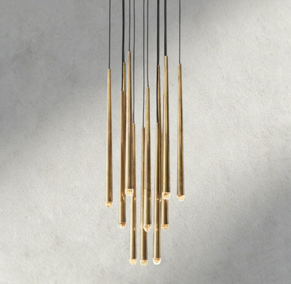 18 / Brass Aquitaine Round Chandelier 18", 24", 30", 48"