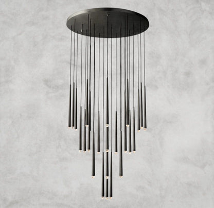 48 / Bronze Aquitaine Round Chandelier 18", 24", 30", 48"