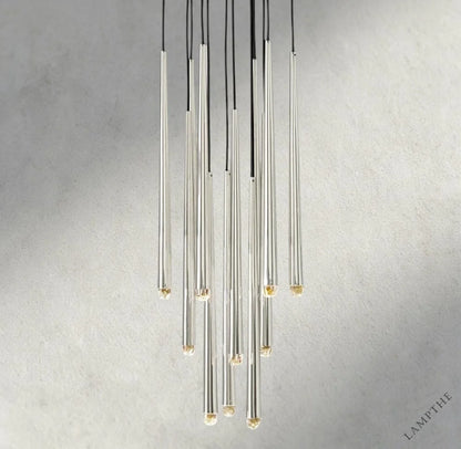18 / Nickel Aquitaine Round Chandelier 18", 24", 30", 48"