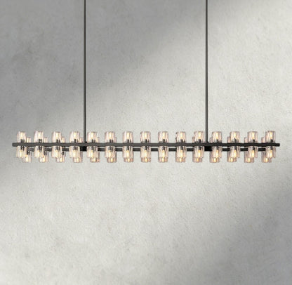 54" / Bronze Arcachon LED Rectangular Chandelier 54", 72"