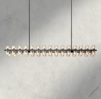54" / Bronze Arcachon LED Rectangular Chandelier 54", 72"