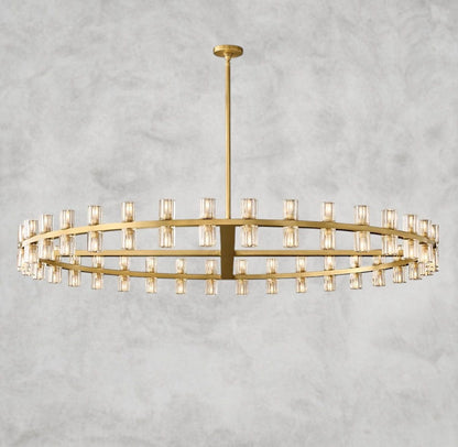 60" / Brass Arcachon LED Round Chandelier 36", 48", 60"