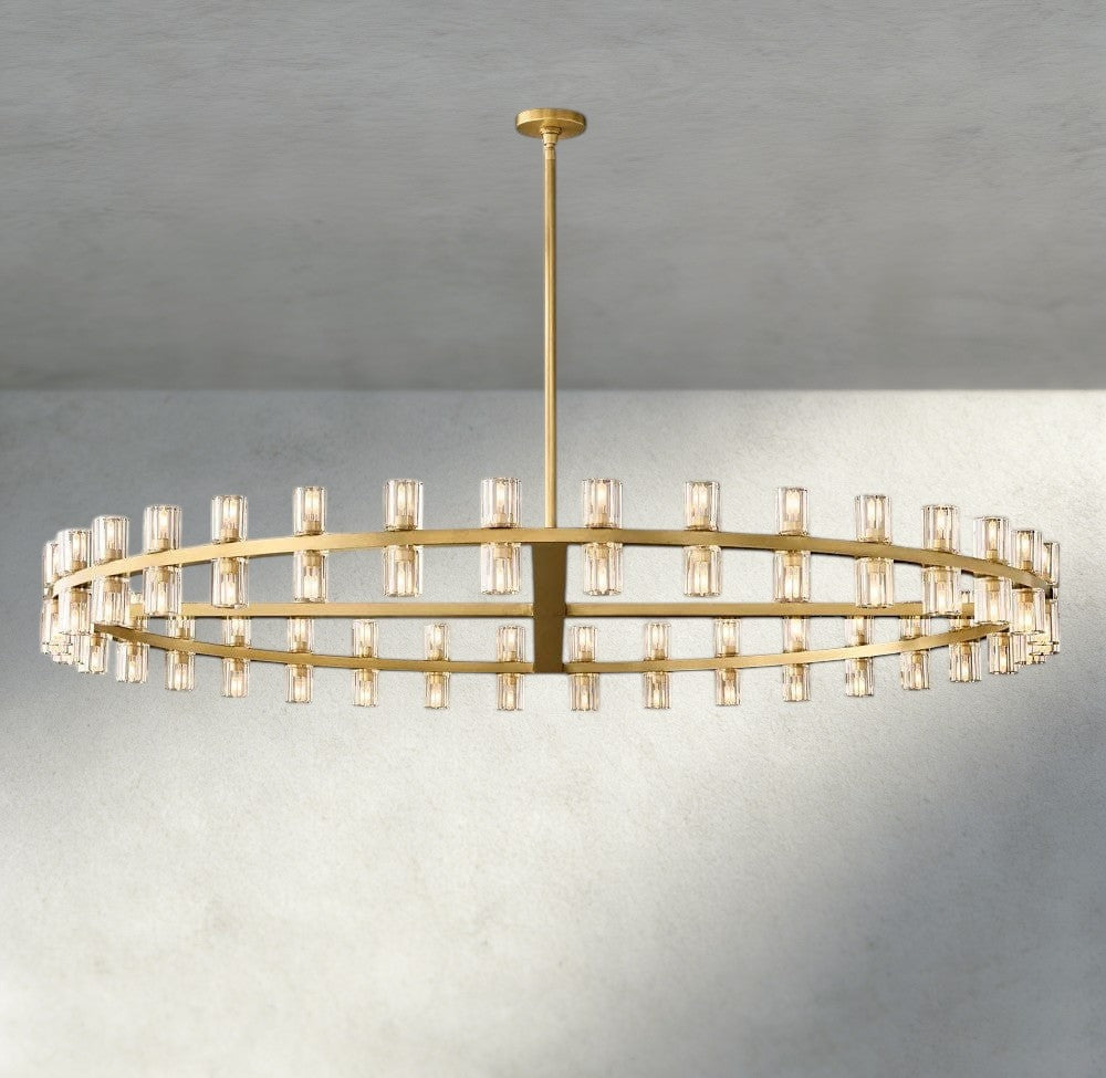 60" / Brass Arcachon LED Round Chandelier 36", 48", 60"