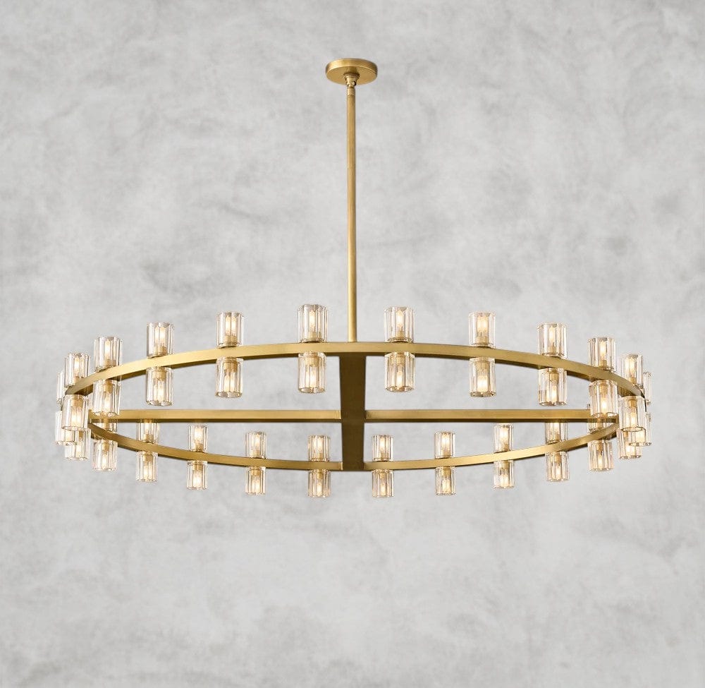 48" / Brass Arcachon LED Round Chandelier 36", 48", 60"