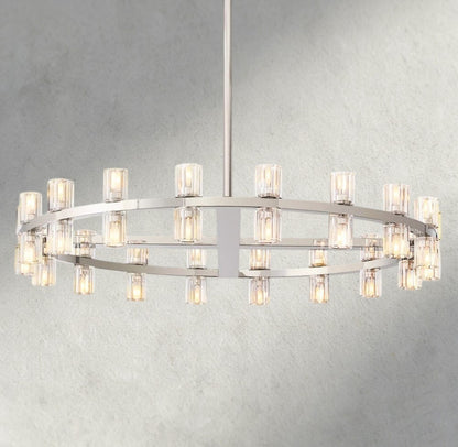 36" / Nickel Arcachon LED Round Chandelier 36", 48", 60"