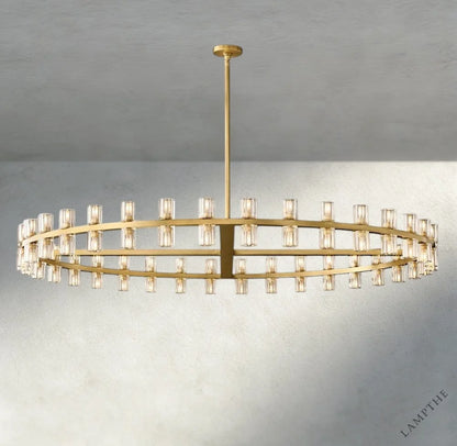 60" / Brass Arcachon LED Round Chandelier 36", 48", 60"