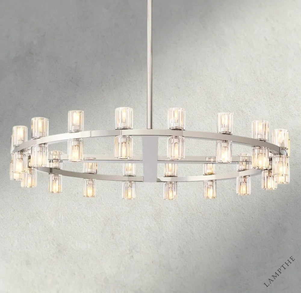 36" / Nickel Arcachon LED Round Chandelier 36", 48", 60"