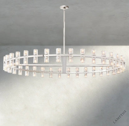 60" / Nickel Arcachon LED Round Chandelier 36", 48", 60"
