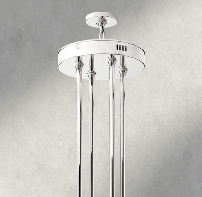 Arcachon LED Round Two-Tier Chandelier 60"