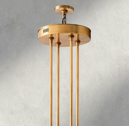 Arcachon LED Round Two-Tier Chandelier 60"