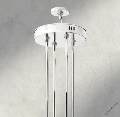 Arcachon LED Round Two-Tier Chandelier 60"