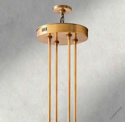 Arcachon LED Round Two-Tier Chandelier 60"