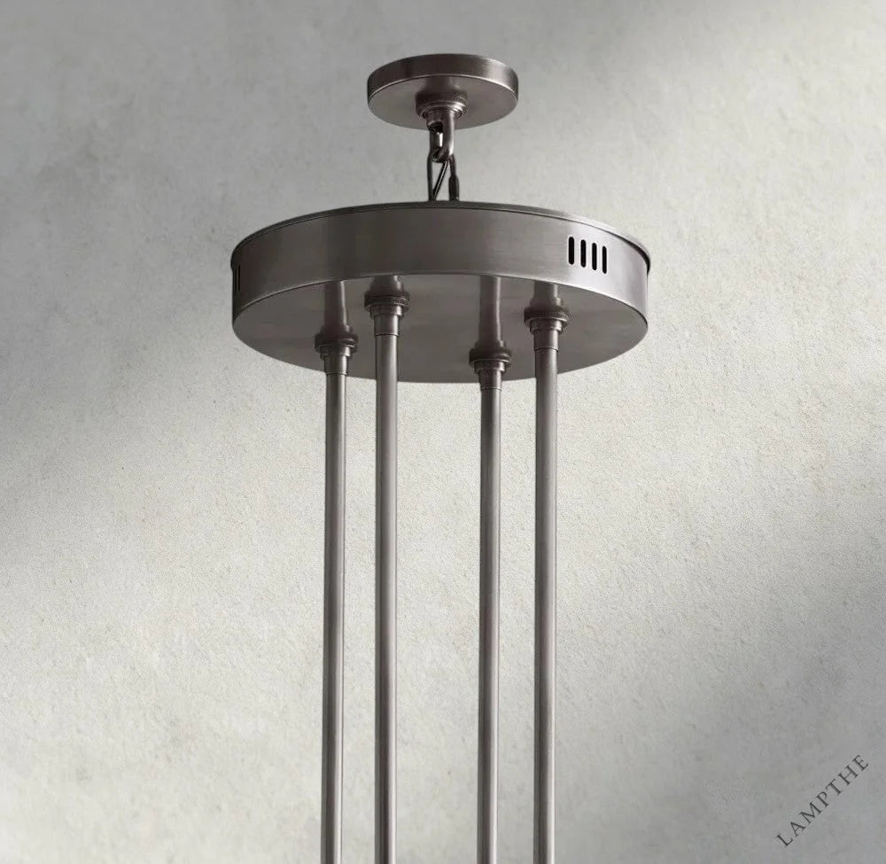 Arcachon LED Round Two-Tier Chandelier 60"