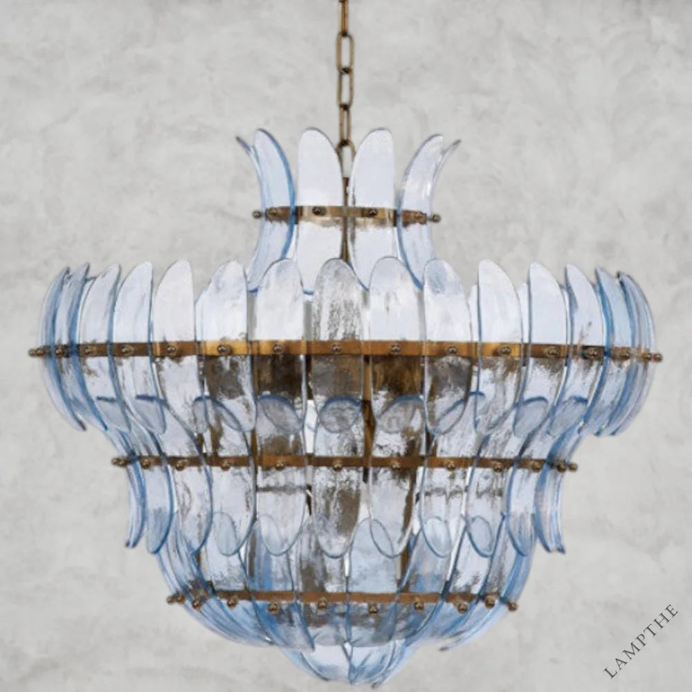 Arcade 10-Light Glass Chandelier